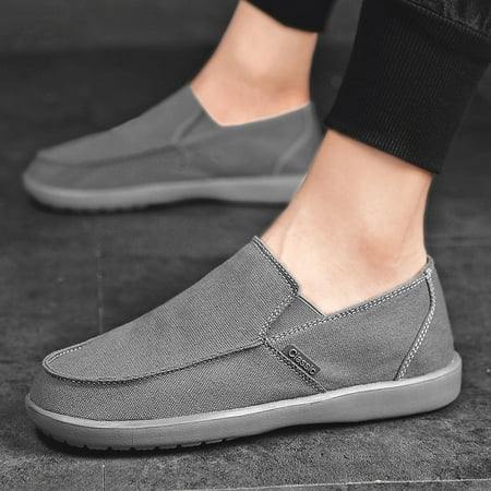 

Cloth Shoes Men‘s Shoes Spring Breathable and Comfortable Middle-aged Slip-on Soft-soled Non-slip Casual Walking Shoes for Dad