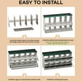 thumbnail image 5 of Metal Chicken Nesting Box for Laying Eggs, Rustproof Wall-mountable Roll Away Chicken Laying Boxes for Hens, Waterproof, Ventilated with Perch, 10 Compartments, Green, 5 of 6