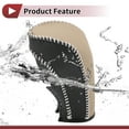thumbnail image 5 of Unique Bargains Anti-Slip Gear Shift Knob Cover Car Stick Shifting Handle Protector for Ford Fiesta 09-12 Black Beige Faux Leather, 5 of 7