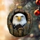 thumbnail image 5 of Adornos Navideños Colgantes de Acrílico de 8 X 8 Cm | Decoraciones Festivas con Estampado Animal para Familiares y Amigos | Decoración Duradera de Doble Cara para Árbol de Navidad | Regalos Navideños, 5 of 6