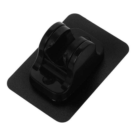 ULTNICE Shower Holder Bathroom Showerhead Bracket Black ABS 1Pack Rectangular Shape