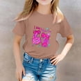 thumbnail image 2 of YOUYEDIAN Birthday 7 Year Old Girl T Shirt - I was 6 Now I'm 7 67 Funny Cute Short Sleeve Crew Neck Tops (Coffee, 3-4 Years), 2 of 5