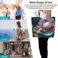 thumbnail image 4 of Defioc Bubbles Axolotl Fantasyfor Women's Tote Bag - Shopping Bag Casual Shoulder Bag Fashion Handbag Daily Bag Hobo Bags for Travel Work Shopping, 4 of 8