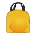 thumbnail image 3 of Lsque Yellow Lemon Pattern Lunch Bag Women/Men Insulated Lunch Box,Small Leakproof Cooler Food Lunch Containers Reusable High Capacity Lunch Tote Bags, 3 of 8