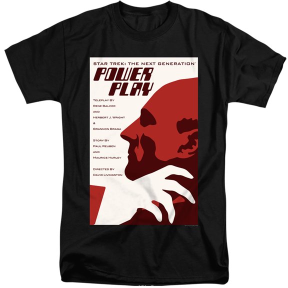 Star Trek Tng Season 5 Episode 15 Adult Tall T-Shirt 18/1 T-Shirt Black