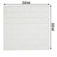 thumbnail image 2 of 1 Pc 24x24 inch 3D Brick Wall Panels, Self-Adhesive Peel and Stick Brick Backsplash Wall Tile for Bathroom Kitchen Bedroom TV Wall, 2 of 8