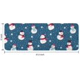 thumbnail image 7 of Blue Christmas Snowman Pattern Kitchen Rug Mat,Kitchen Runner Rugs Non Skid Washable,Decorative Kitchen Floor Mats for Kitchen,Sink,Laundry,17"x47.2", 7 of 7
