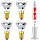 thumbnail image 1 of Bombilla de lava de 25 W, E14, R39, luz blanca cálida, reflectora, luz blanca cálida, rosca pequeña, bombilla incandescente Edison (paquete de 4) [clase energética C] -liuyue, 1 of 1