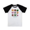 thumbnail image 3 of Camiseta Bioworld Minecraft Creepers and Character Heads, 3 of 7