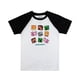 thumbnail image 3 of Camiseta Bioworld Minecraft Creepers and Character Heads, 3 of 9