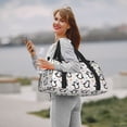 thumbnail image 6 of Kdxio Colorful Hearts Penguin Travel Duffel Bag Gym Bag Weekender Travel Bag Gym Bag for Women &Men Airplane Travel Essentials for Flying, 6 of 7