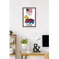 thumbnail image 2 of Team USA x Peanuts – Woodstock Drives the Zamboni Wall Poster, 14.725" x 22.375" Framed, 2 of 5