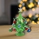 thumbnail image 4 of Árbol de Navidad de cristal con colgante, escultura de adorno en miniatura, árbol de Navidad Verde, 4 of 9
