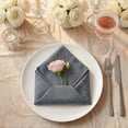 thumbnail image 3 of Unique Bargains 6 Pack Cotton Washable Reusable Dinner Napkins for Events Blue 18"x18", 3 of 6