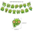 thumbnail image 4 of Cartoon Frog Prince Birthday Party Coloful HAPPY BIRTHDAY Letters Banner Cute Kids Theme Party Ballons Toys Set, 4 of 8
