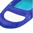 thumbnail image 3 of SwimWays Spring Float Recliner XL Floating Pool Lounger Chair, Blue (3 Pack), 3 of 5