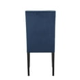 thumbnail image 2 of Cobre Contemporary Velvet Dining Chair with Nailhead Trim(Set of 2) in Blue, 2 of 7