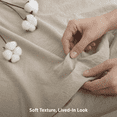 thumbnail image 6 of U by Bedsure 100% Washed Cotton Duvet Cover Queen Size, Purewoven Plain Simple & Soft Comforter Cover for All Seasons(Linen, Queen), 6 of 10