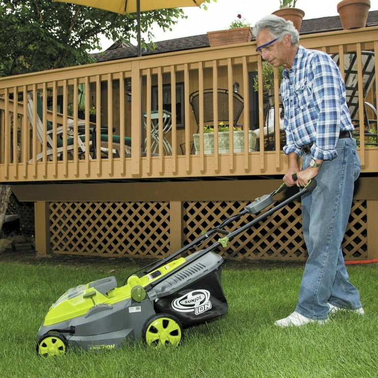 Sun Joe ION16LM iON 40V 4.0 Ah Cordless 16 Inch Push Behind Lawn