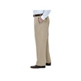 thumbnail image 2 of Haggar Men's Big & Tall Premium No Iron Khaki Flat Pant Classic Fit HC90884, 2 of 8