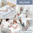 thumbnail image 2 of Body Pillow Insert - Full Body Pillow for Adults - Large Long Bed Pillow for Side Sleeper - Firm Breathable Support - 20 x 54 Inch - White, 2 of 5