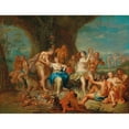 thumbnail image 3 of Franz Christoph Janneck 24x19 Black Modern Framed Museum Art Print Titled - Bacchus and Ariadne on Naxos, 3 of 5