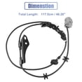 thumbnail image 3 of Unique Bargains ABS Wheel Speed Sensor Rear Right 89516-02111 Replacement for Toyota Corolla 07-13, 3 of 7