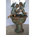 thumbnail image 4 of Nifao Three Fairies Outdoor Fountain Statue, Bronze Garden Water Feature Sculpture for Patio & Yard – Garden Water Feature Sculpture, 41"L x 38"W x 55"H, 4 of 12