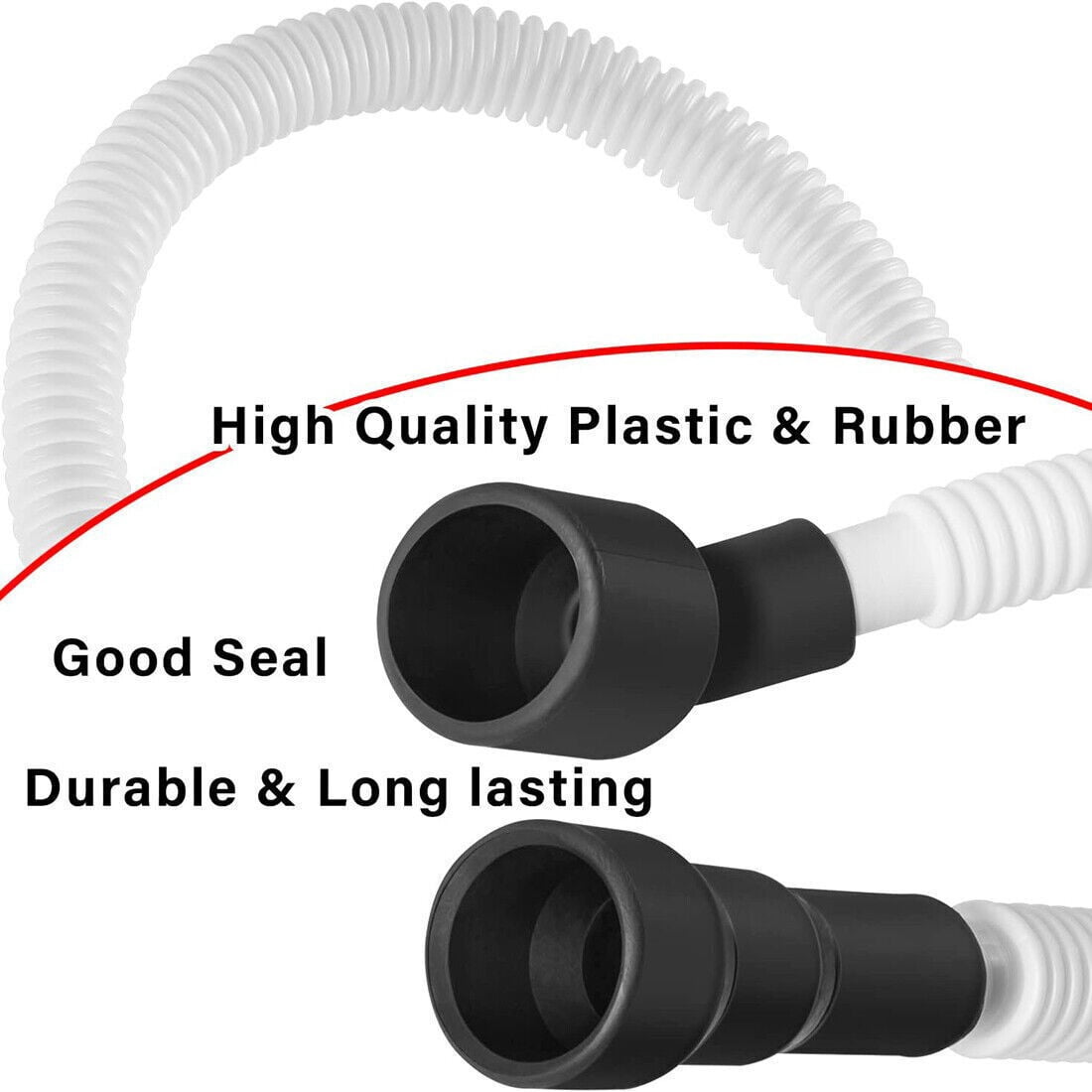 807117001 Drain Hose, Compatible with Some Frigidaire and Electrolux Dishwashers