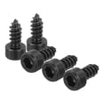 thumbnail image 1 of Uxcell Tête de Prise Hexagonale Auto-Tappante, Acier Inoxydable 304 Noir M5x12mm 60, 1 of 6