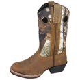 thumbnail image 1 of Bota de vaquero para niños con camuflaje marrón y cuero marrón de mesa para niños, tamaño EE. UU.: 12 Smoky Mountain Boots 3470C-12R, 1 of 1