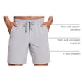 thumbnail image 4 of Shorts deportivos para hombre CRZ YOGA 23 cm de secado rápido con bolsillos, 4 of 5
