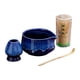 thumbnail image 1 of 4 piezas Japonesa Matcha Set Tea Herramientas Conjunto de tazón con tope de Herramientas para la del té para la oficina en casa azul oscuro, 1 of 9