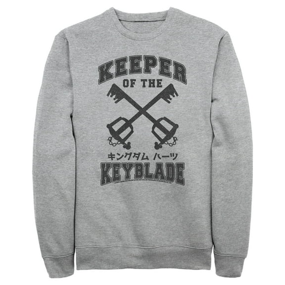 Men's Kingdom Hearts 1 Clashing Blades Sweatshirt Athletic Heather 3X Large