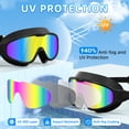 thumbnail image 2 of Gafas de Natación para Adultos, Paquete de 2 Gafas de Natación, Vista Amplia de 180° Antiempañantes y UV sin Fugas para Hombre, Mujeres y Jóvenes, 2 of 7