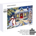 thumbnail image 4 of Christmas Puzzle 1000 Pieces Jigsaw Puzzles for Adults and Childen,20"x30" Large Puzzle Winter Snowman Decoration for Family Party Holiday, Medium Difficulty Fun Jigsaw Puzzles, 4 of 8