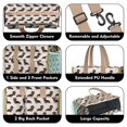 thumbnail image 3 of Teacher Tote Bag,Cute Dachshund Teacher Utility Tote Bag,Large Work Tote Bags for Women with Multiple Pockets,Top Zipper Closure,13.8x10.6x6.7 Inch, 3 of 5