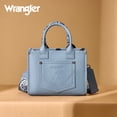 thumbnail image 5 of Wrangler Paisley Tote Bag for Women Embroidered Top Handle Handbag with Crossbody Strap, Jean, 5 of 8