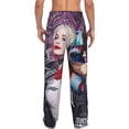 thumbnail image 3 of Harley Quinn Poster Men's Pajama Pants With Pockets Lounge Fashion Cozy Daily Sleep Pants Sleepwear, 3 of 8