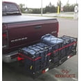 thumbnail image 3 of Foldable Hitch Cargo Carrier Rack w/ 2" Receiver Mounted Luggage Basket, 3 of 9