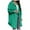 Green, variant on Womens Plaid Shacket Jacket Long Corduroy Shirt Casual Lapel Button Down Flannel Trench Coats (Yellow, L)