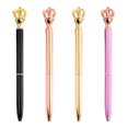 thumbnail image 2 of 2 Piece Creative Multicolor Crown Ballpoint Pen Metal Office Rotate School Stationery H, 2 of 6