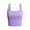 Purple, variant on WNEGSTG Women's Square Neck Cropped Tank Tops for Women Ribbed Crop Cami Shirts Summer Beach Shirts Beige