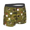 thumbnail image 2 of Rateoe Gnomes Playing in the Garden Mens Boxer Briefs Poly Spandex Performance Boxer Briefs Underwear Hem Boxer Briefs - Medium, 2 of 8