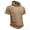 Khaki, variant on Chiccall Mens Short Sleeve Hoodies Lightweight Summer Hooded Cotton T Shirts Breathable Pullover Tops for Casual Workout