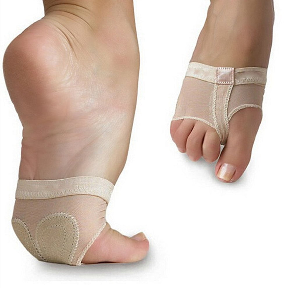 DANCEYOU Dance Paws Foot Thongs Half Sole Lyrical Foot Pads Breathable Ballet Belly Dance Toe Undies 