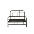 thumbnail image 6 of Industrial Style Metal Twin Size Bed with Pipe Inspired Frame Brown - Saltoro Sherpi, 6 of 13