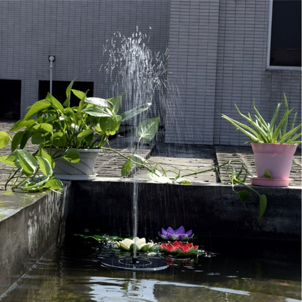 Mini fontaine d'eau flottante solaire pour la décoration d'étang de piscine  de jardin 