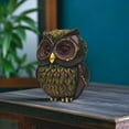 thumbnail image 4 of Owl Statue and Figurine for Home Decor Accents Adorable Owl for Shelf Bookshelf Bedroom Living Room Office Table Desk Modern Decorations Animal Owl Sculpture for Birds Lovers, 4 of 6