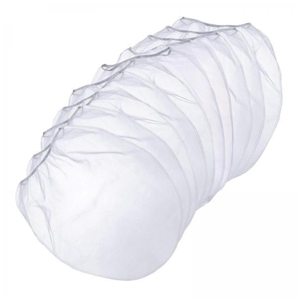 3x10 Bolsas De Filtro De Pintura Con Borde A Prueba De Fugas, Bolsa Filtrante Práctica Y Fácil De Usar, Blanca, 1 Galón